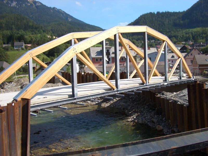 Stahlbrücke — Kühörndlbrücke Neuberg, gefertigt von Marhold GmbH